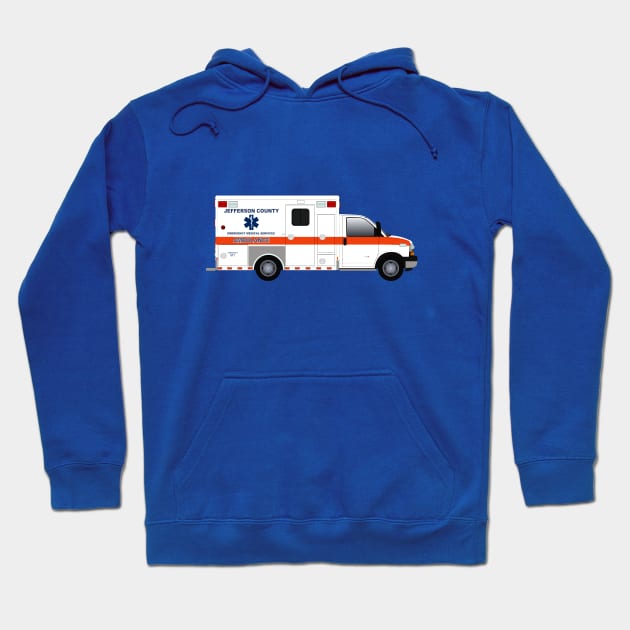 Jefferson County EMS TN ambulance Hoodie by BassFishin